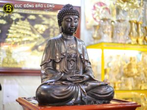 tuong phat to thich ca mau ni bang dong do mau tram co 62cm n