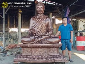 tuong phat thich ca be kim cang bang dong cao 2m17 n